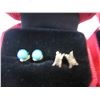 Image 3 : 3 PAIRS OF KARAT GOLD EARRINGS