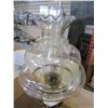 Image 2 : BRASS AND GLASS COLONIAL LAMP