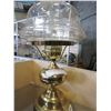 Image 3 : BRASS AND GLASS COLONIAL LAMP