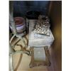 Image 2 : LOT OF HAND CAST STONE CANDLE HOLDERS - MADE IN BRITISH COLUMBIA AND CANDLES AND DECOR