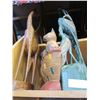 Image 1 : WOOD GIRAFFES, BIRDS, AND CATS FIGURES