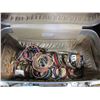 Image 7 : VINTAGE JEWELLERY CASE ANF LARGE LOT OF COSTUME JEWELLERY