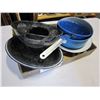 Image 2 : LOT OF ENAMEL WARE