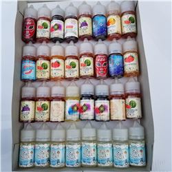 32 BOTTLES OF 30ML VAPE JUICE