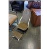 Image 1 : ANIMAL PRINT CHAIR AND FOOT STOOL