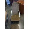 Image 2 : ANIMAL PRINT CHAIR AND FOOT STOOL