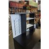 Image 3 : ESPRESSO AND WHITE IKEA DESK W/ HUTCH