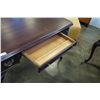 Image 3 : MAHOGANY FINISH WRITING DESK