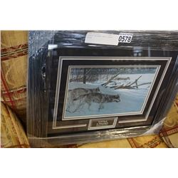 ROBERT BATEMAN "WOLF PACK" PRINT