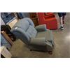 Image 3 : GREEN BUTTON BACK RECLINER WINGBACK CHAIR