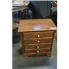 Image 1 : OAK 2-DRAWER END TABLE