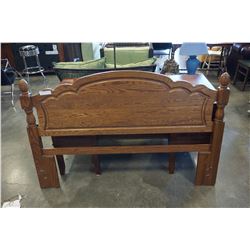 OAK QUEENSIZE HEADBOARD