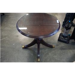 MAHOGANY FINISH PARLOR TABLE