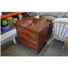 Image 1 : 3-DRAWER MAHOGANY FINISH DRESSER