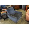 Image 1 : MODERN DARK GREY MICROFIBER RECLINER CHAIR