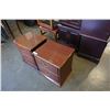 Image 2 : PAIR OF 2-DRAWER END TABLES