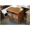 Image 2 : TV CABINET W/ SLATE TILE INSERTS