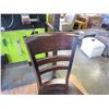 Image 4 : NEW PAIR OF MAPLIE MALIA WOOD SEAT CHAIRS, LOCALLY MADE CORNED BLOCKED AND HICKORY STAIN - WHOLESALE