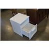 Image 3 : WHITE 1 DRAWER ENDTABLE