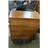 Image 2 : 4 DRAWER WALNUT HIGHBOY