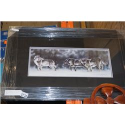 ON THE MOVE WOLF PACK BY RANDY FEHR LIMITED EDITION PRINT 24699
