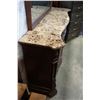 Image 2 : ASHLEY MILLENIUM FLOOR MODEL DRESSER WITH STONE TOP AND MIRROR, RETAIL $1899