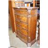 Image 2 : ASHLEY MILLENIUM FLOOR MODEL 5 DRAWER CHEST OF DRAWERS, RETAIL $1699