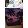 Image 2 : 2 CANVAS PRINTS - HIGH HEELS AND PALM TREES