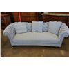 Image 2 : ASHLEY FLOOR MODEL TUFTED FABRIC SOFA AND LOVESEAT WITH 5 PILLOWS, RETAIL $2889