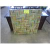 Image 1 : NEW HAND CRAFTED WOODEN ARTISAN WALL ART, 38X38 INCHES, WHOLESALE IS $205 CURRENT RETAIL IS $309