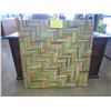 Image 2 : NEW HAND CRAFTED WOODEN ARTISAN WALL ART, 38X38 INCHES, WHOLESALE IS $205 CURRENT RETAIL IS $309