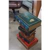 Image 1 : DECORATIVE STACK OF BOOKS END TABLE W/ 1 DRAWER