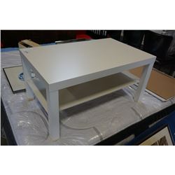 WHITE IKEA COFFEE TABLE