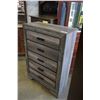 Image 2 : NEW WALTER FURNITURE RUSTIC WOOD LOOK 6 DRAWER HIGHBOY DRESSER
