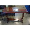 Image 1 : MODERN GLASSTOP HALL TABLE