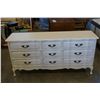 Image 1 : 9 DRAWER WHITE FRENCH PROVINCIAL DRESSER