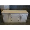 Image 1 : MODERN LOWBOY DRESSER W/ BLACK TRIM
