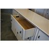 Image 2 : MODERN LOWBOY DRESSER W/ BLACK TRIM