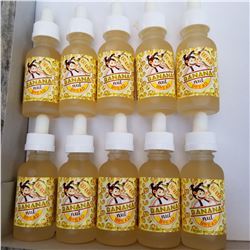 10 BOTTLES OF 30ML VAPE JUICE BANANA NUT BREAD