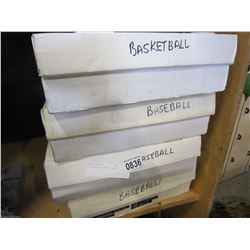 4 BOXES OF SPORTS CARDS