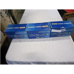3 NEW CCD VIDEO CAMERAS
