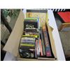 Image 1 : TRAY OF CDS - ROCK AND OTHERS, RECORDS, AND DVDS