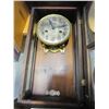 Image 4 : HANS HARTMAN WOODEN GERMAN CLOCK W/ PENDULUM AND KEY - WORKS