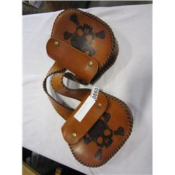 SMALL LEATHER SADDLE BAGS