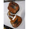 Image 1 : SMALL LEATHER SADDLE BAGS