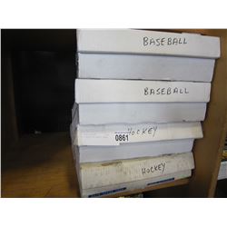 4 BOXES OF SPORTS CARDS