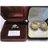 Image 3 : 2 SILVER RINGS AND EARRINGS