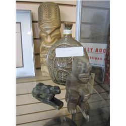 LOT OF STONE FIGURES