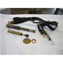VINTAGE TELESCOPE AND OTHER VINTAGE COLLECTIBLES