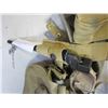Image 3 : WORLD WAR II P37 WEBBING W/ TRENCH DIGGING TOOL AND ENFIELD BAYONET